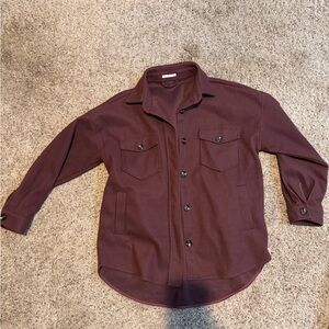 Staccato Burgundy Shacket